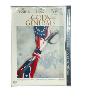 Gods and Generals DVD Snap Case 2002 Civil War Jeff Daniels Robert Duvall R1 NEW